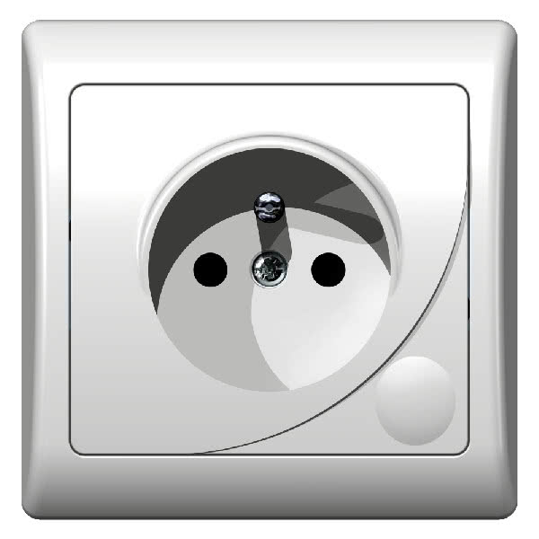 Gniazdo podtynkowe GP-1FZ